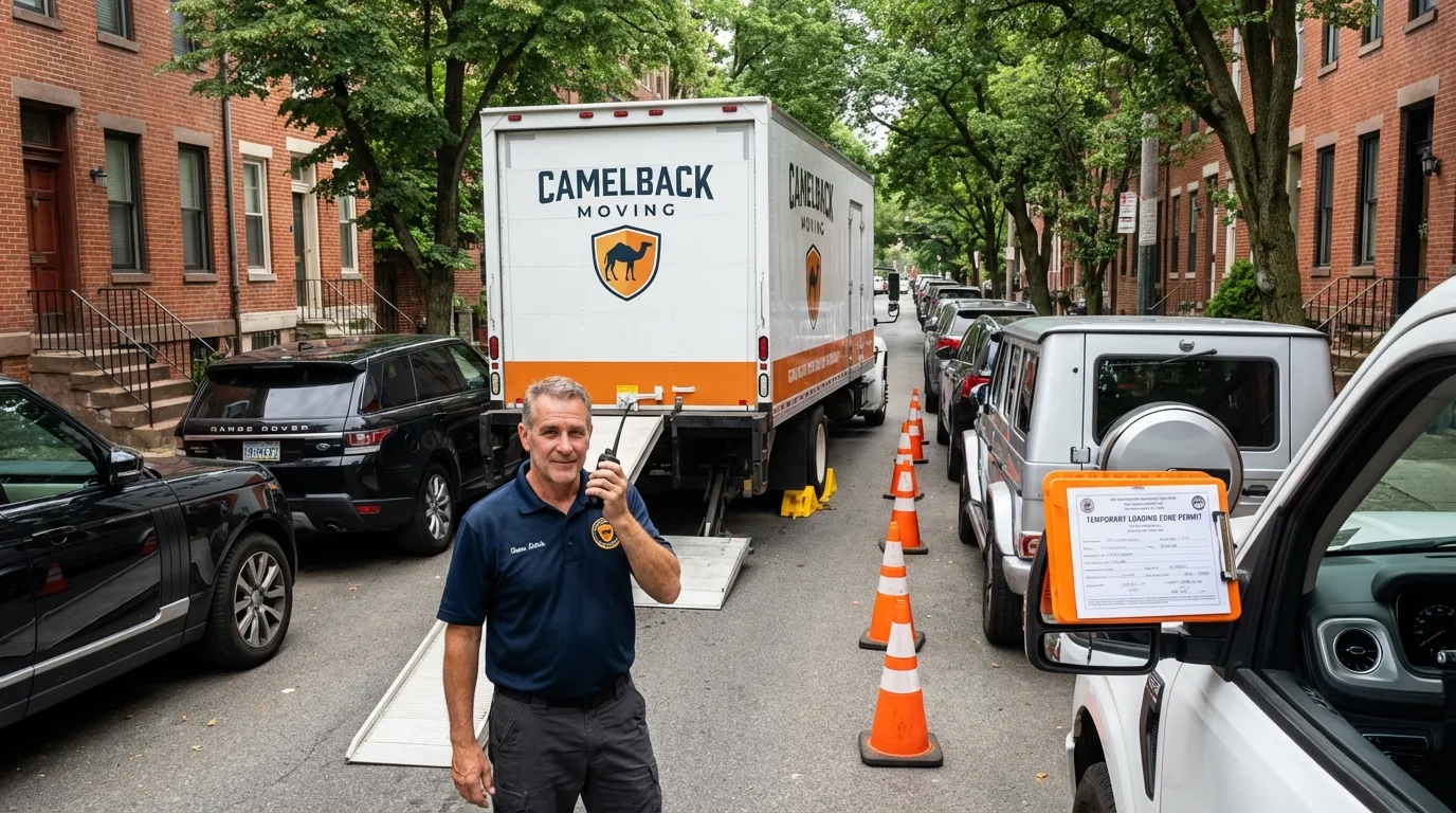 City street loading permit setup in Greenville, PA